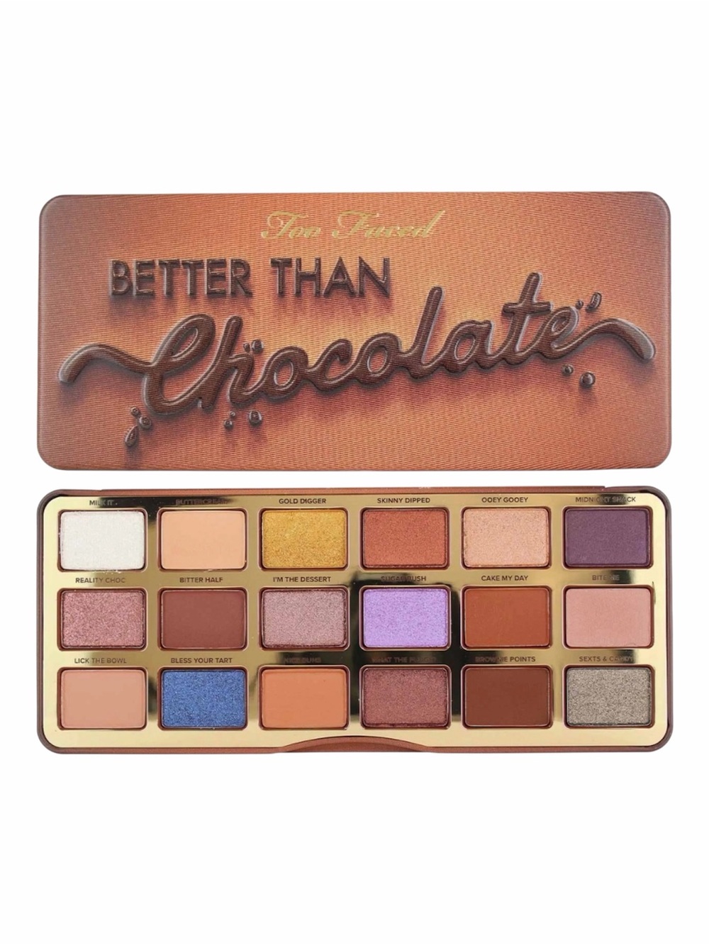 Too Faced Better Than Chocolate Cocoa Infused Eyeshadow 18 Shade Palette